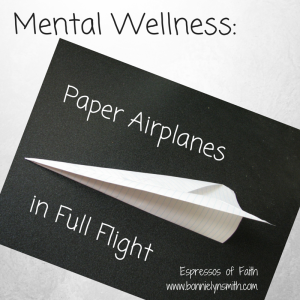 Mental Wellness- Paper Airplanes in Full Flight