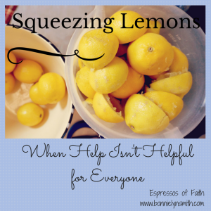 Squeezing Lemons-When Help Isn't Helpful for Everyone